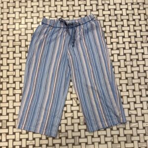 Karen Neuburger Blue Striped Pants